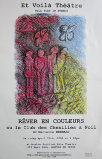 Dream in color or the hairy caterpillar club (Rever en couleur ou le club des chenilles a poil) by Marielle Bernard